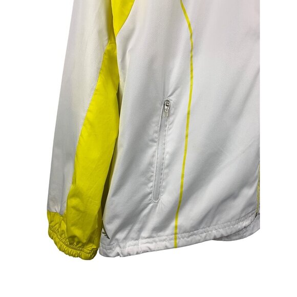 Antigua Womens Desert Dry Jacket M White & Yellow - Picture 4 of 6